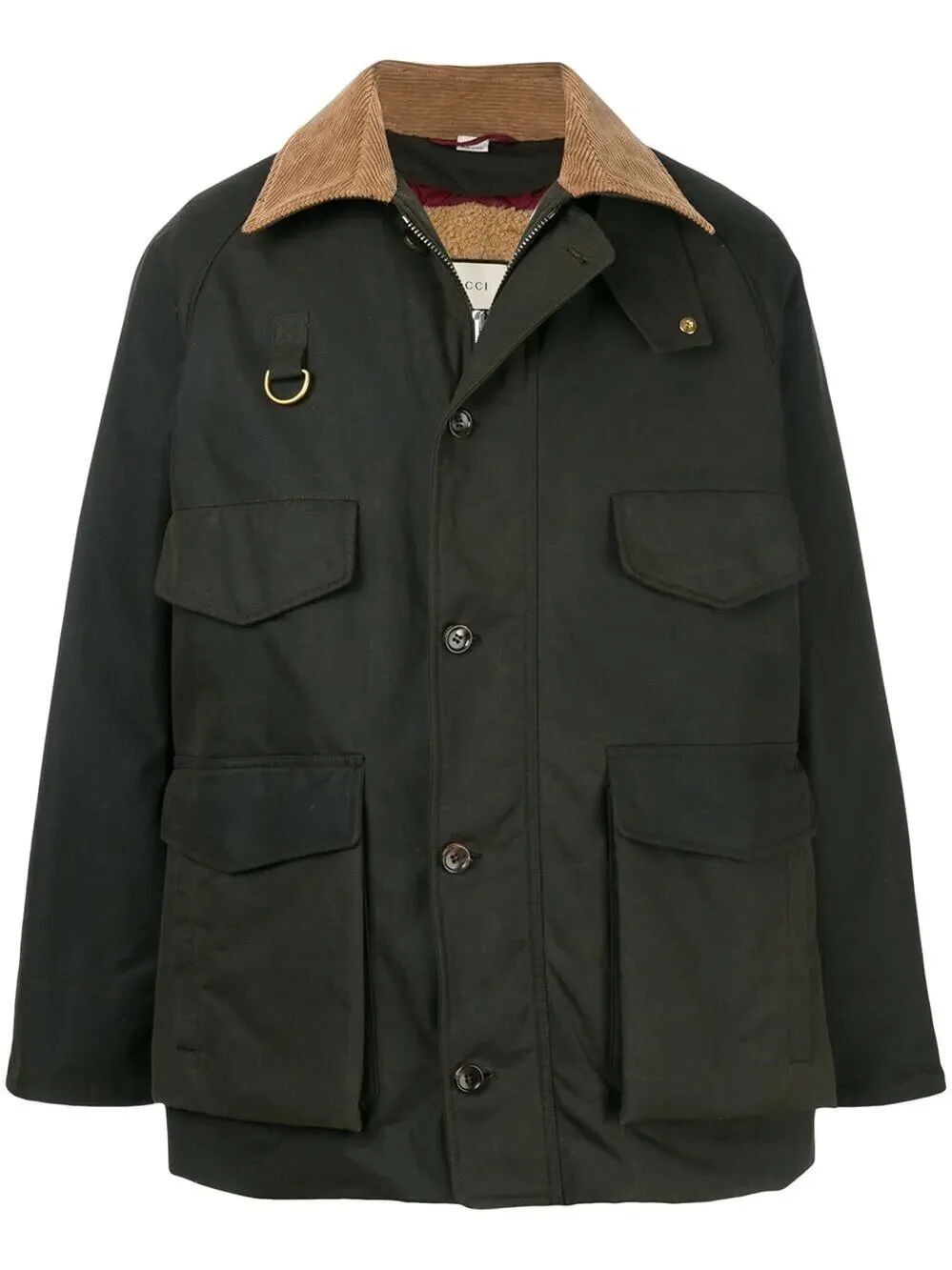 New With Tags Gucci Tiger Embroidered Shearling Field Jacket 50EU/M-L $4650.00